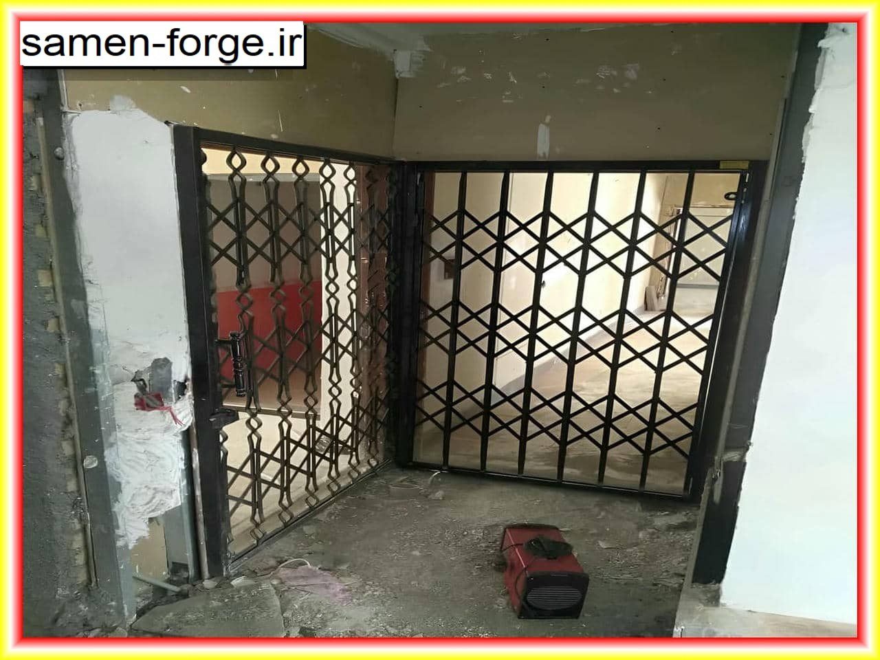 ایمنی درب آکاردئونی آپارتمان