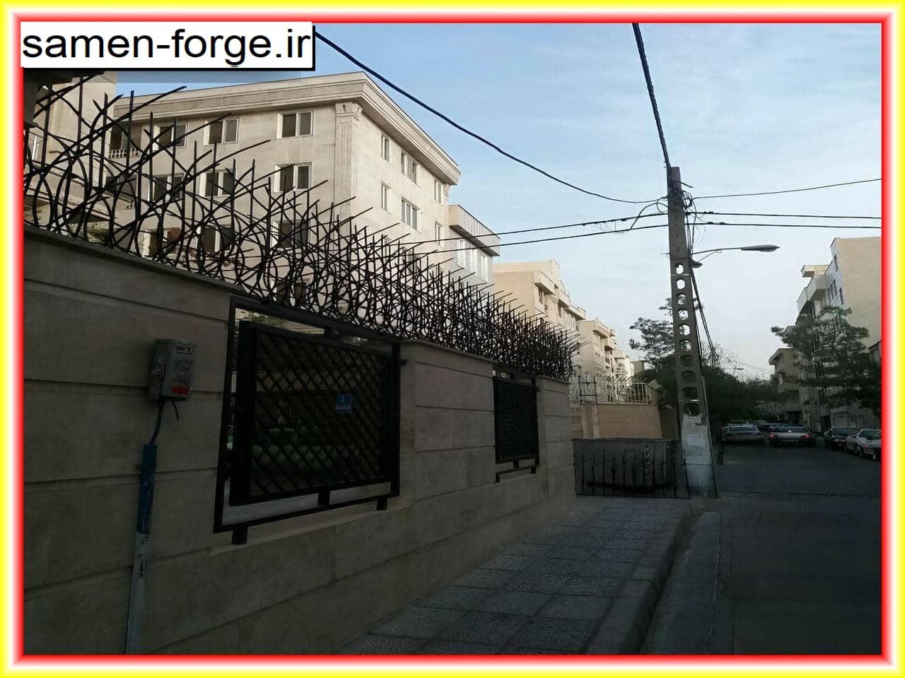 خرید حفاظ شاخ گوزنی دور ساختمان