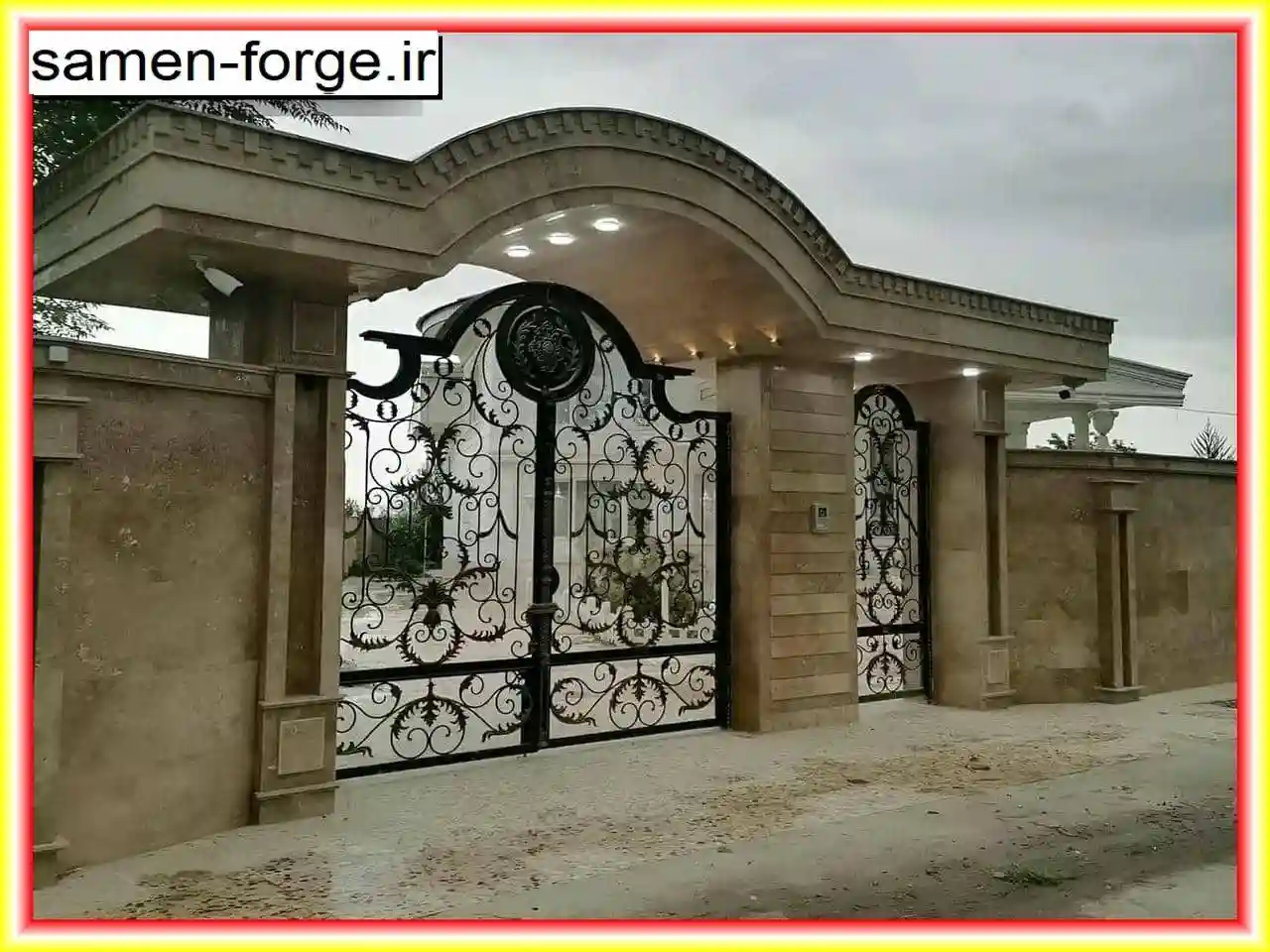 درب های حیاط ویلایی مدرن