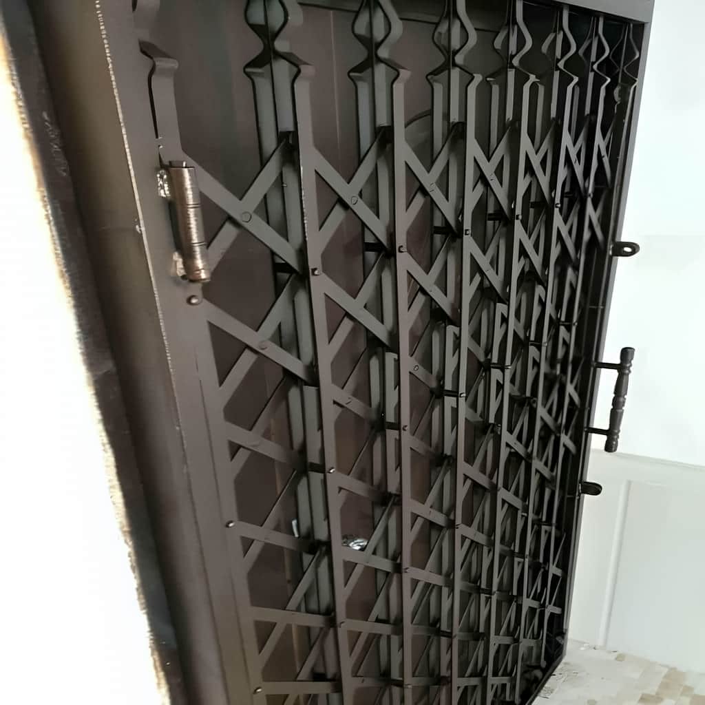 فروش درب حفاظ آکاردئونی تسمه تقویت شده در ساری