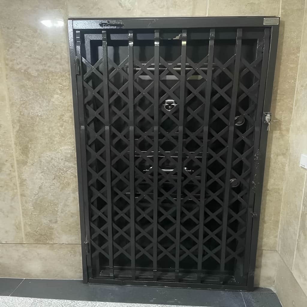 کارخانه درب حفاظ آکاردئونی تمام گل در عظیمیه کرج