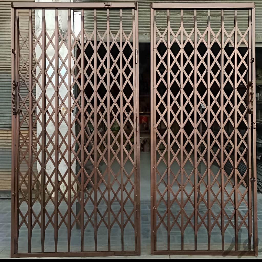 کارخانه درب حفاظ آکاردئونی تمام گل در آبسرد