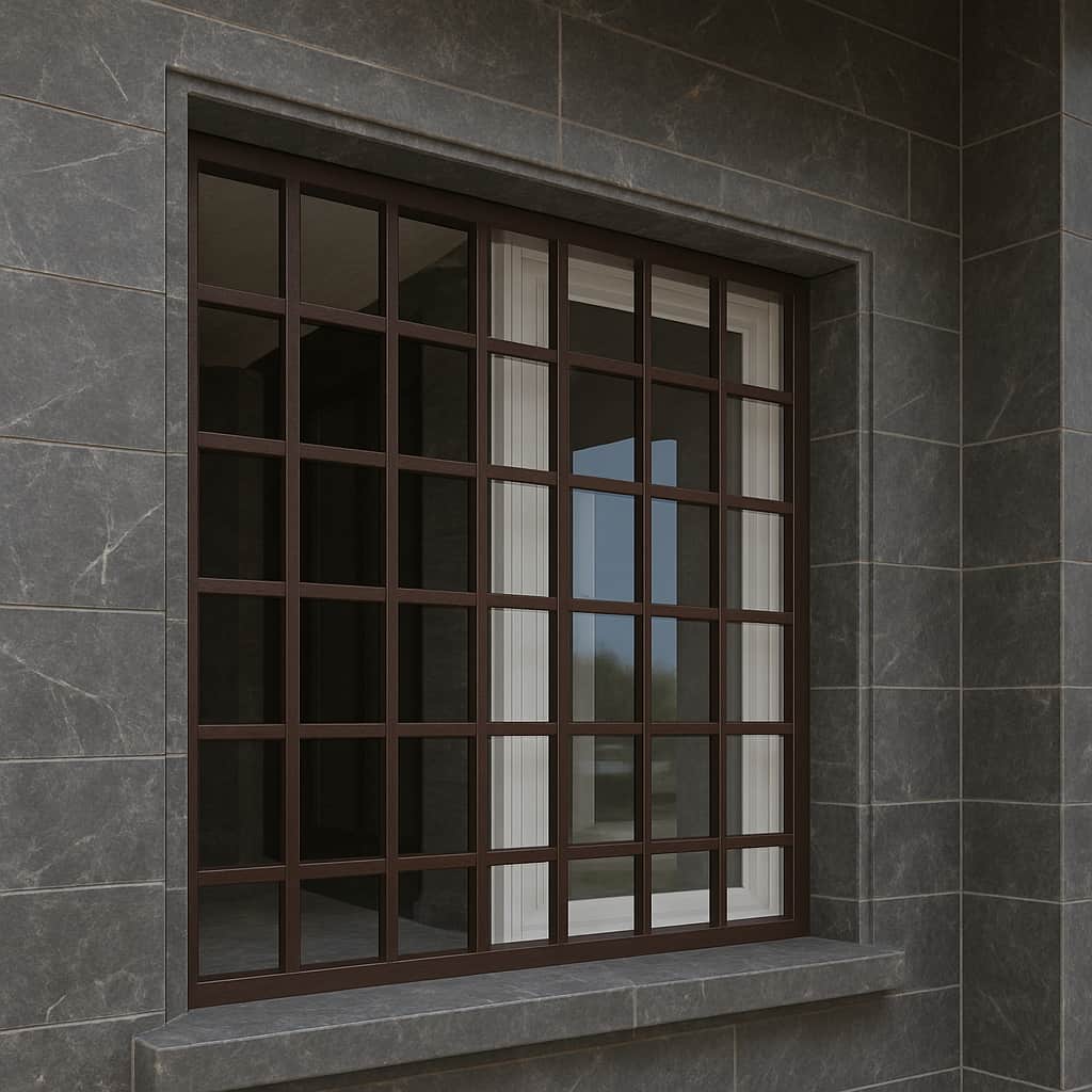 نصب حفاظ پنجره مدرن مربعی در مریوان