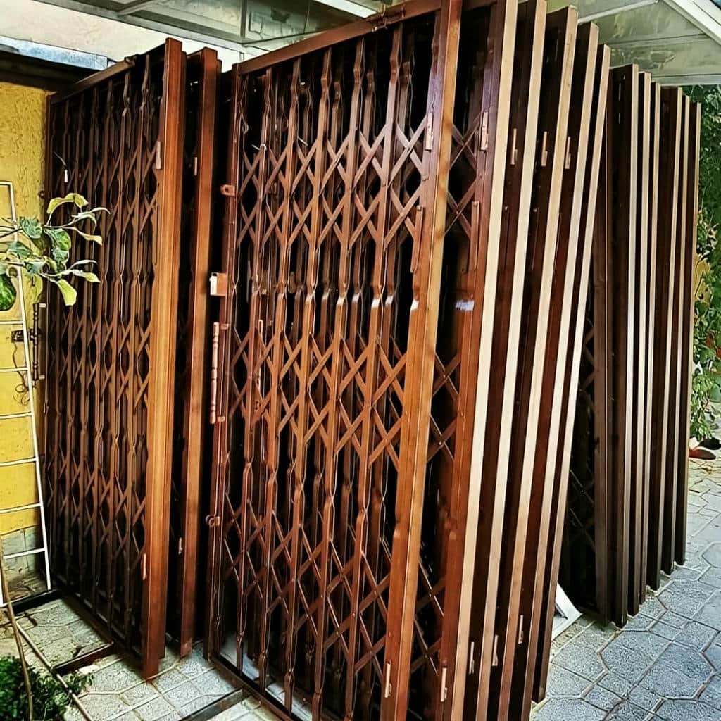 کارخانه درب حفاظ آکاردئونی آهنی در پرند