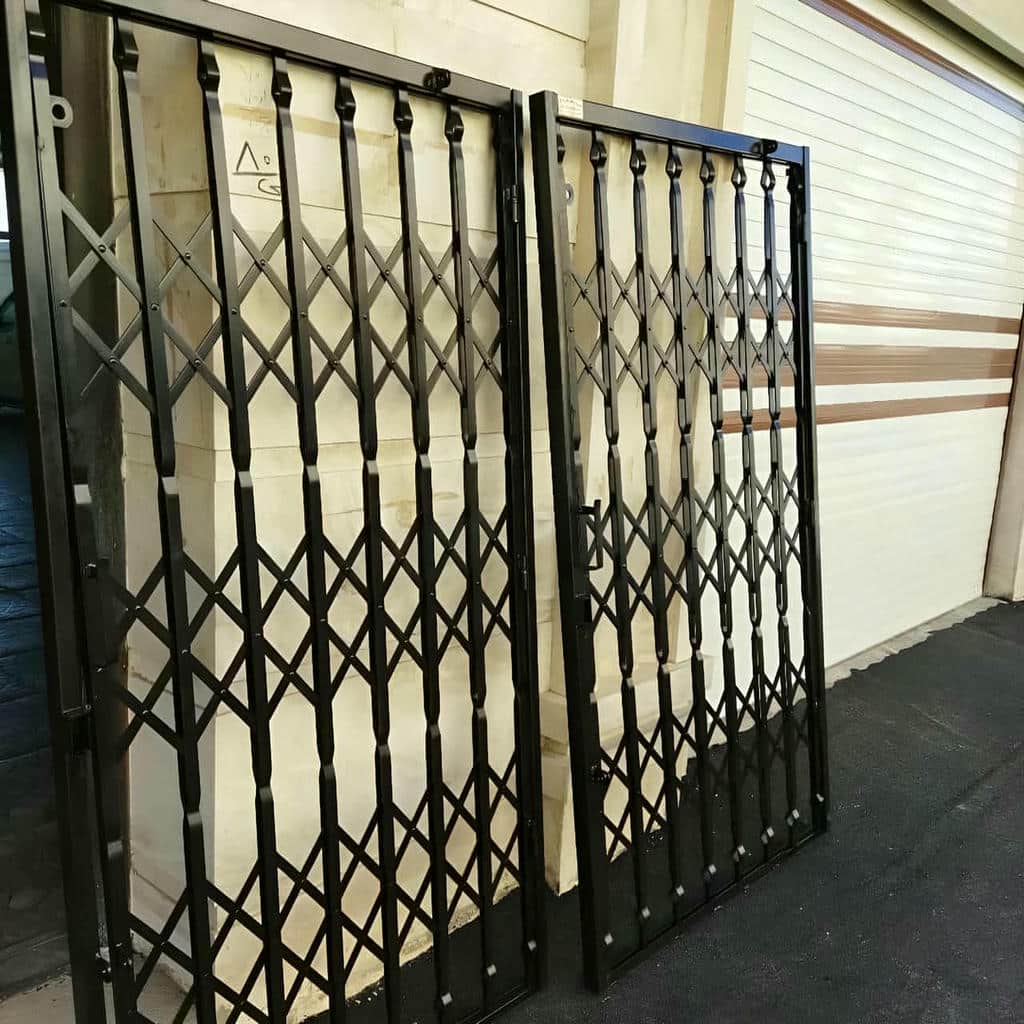 قیمت درب حفاظ آکاردئونی ریلی تاشو در سبزوار