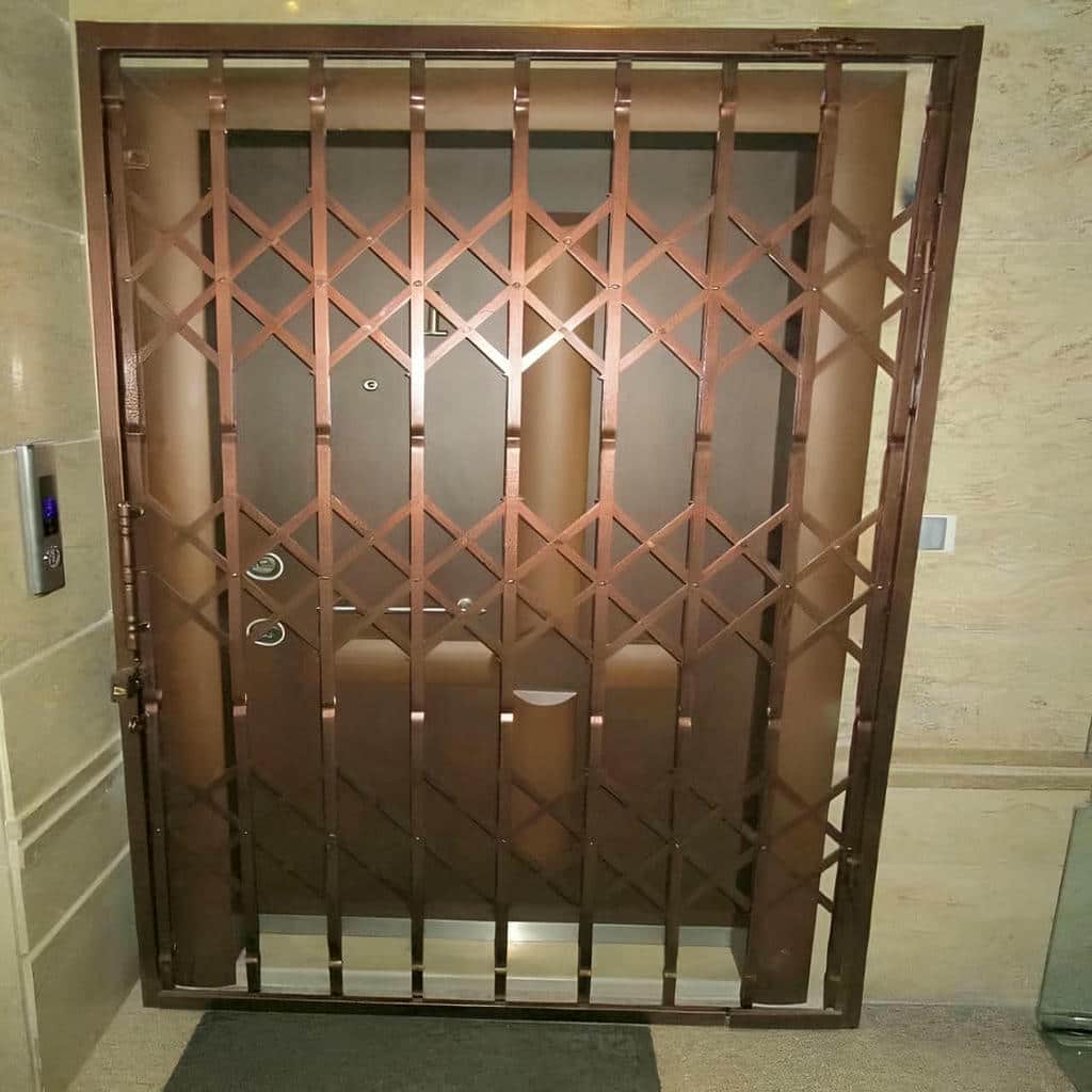 خرید درب حفاظ آکاردئونی ضدسرقت در آبسرد