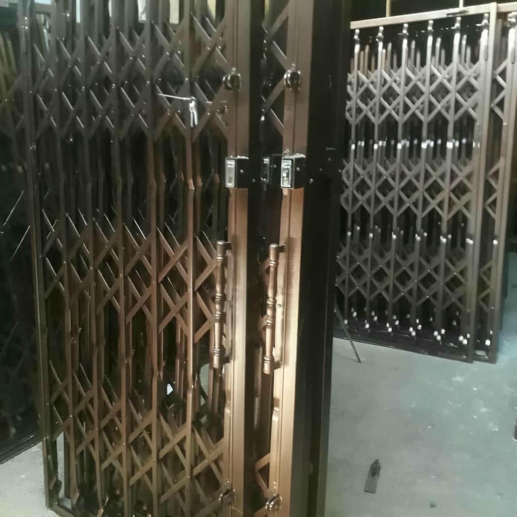 خرید درب حفاظ آکاردئونی ضدسرقت در کیش
