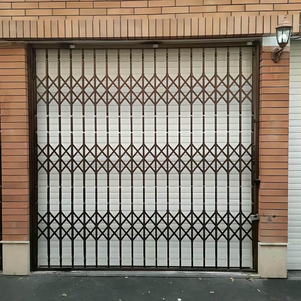 قیمت درب حفاظ آکاردئونی ریلی تاشو در نوشهر