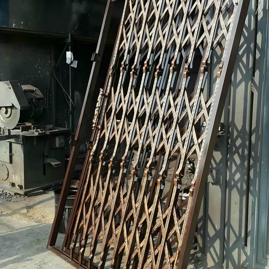 کارخانه درب حفاظ آکاردئونی رنگ راهرو در کرج