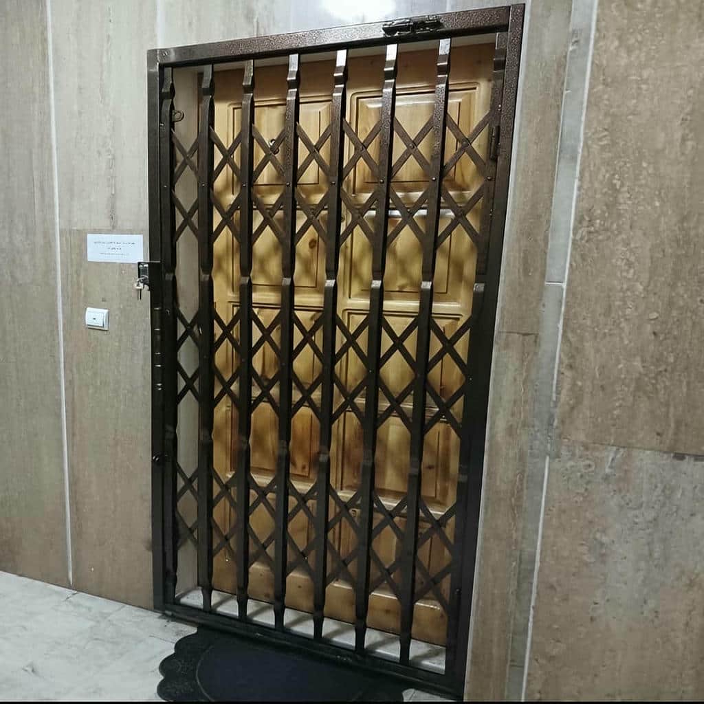 قیمت درب حفاظ آکاردئونی ریلی تاشو در استان گلستان