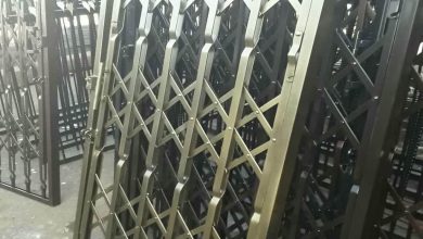 درب حفاظ آکاردئونی در هشتگرد