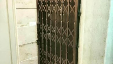 درب حفاظ آکاردئونی در دماوند