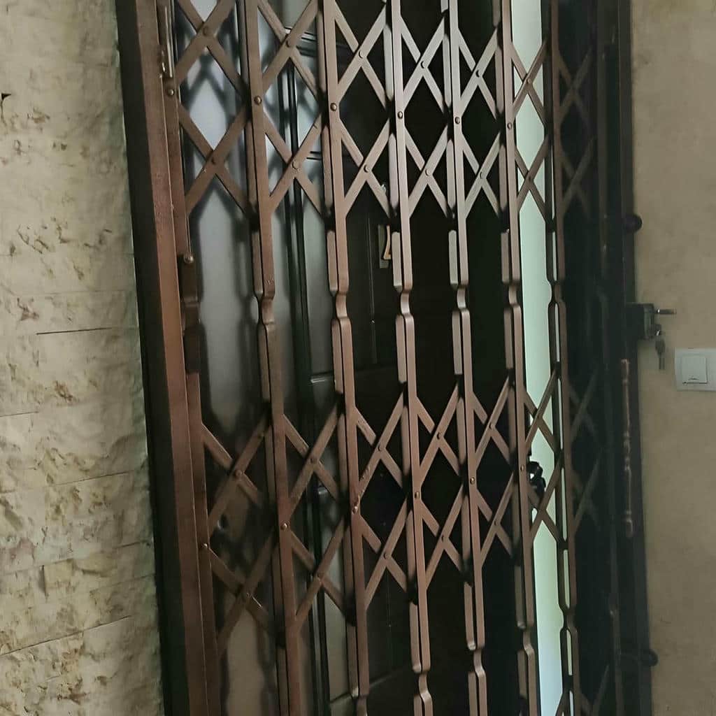 کارخانه درب حفاظ آکاردئونی لوکس در طالقان