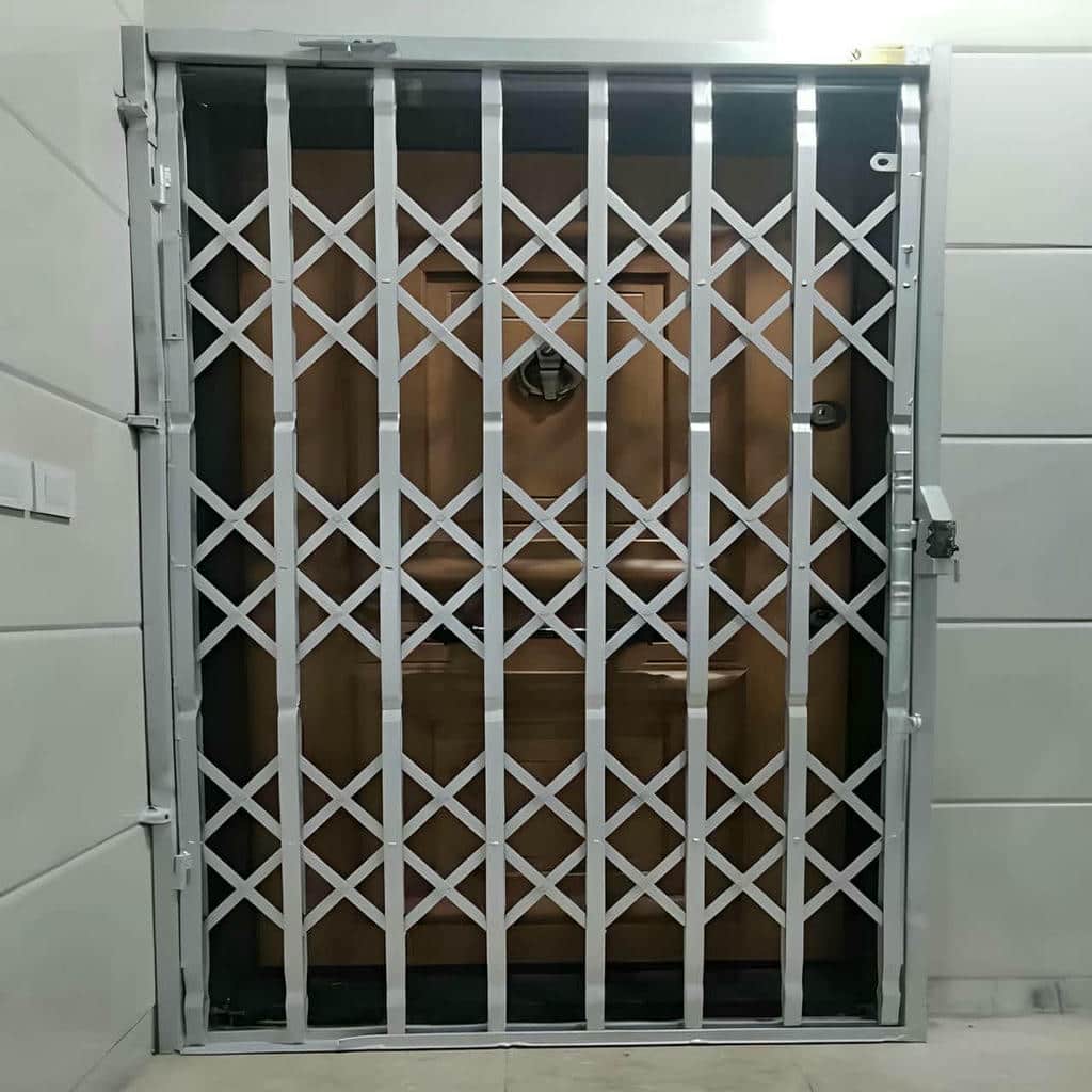 قیمت درب حفاظ آکاردئونی ریل روان در پردیس