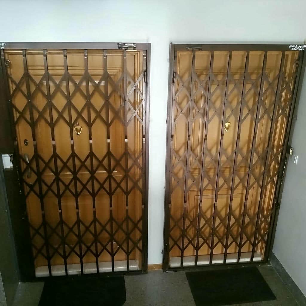 خرید درب حفاظ آکاردئونی ضدسرقت در سیرجان