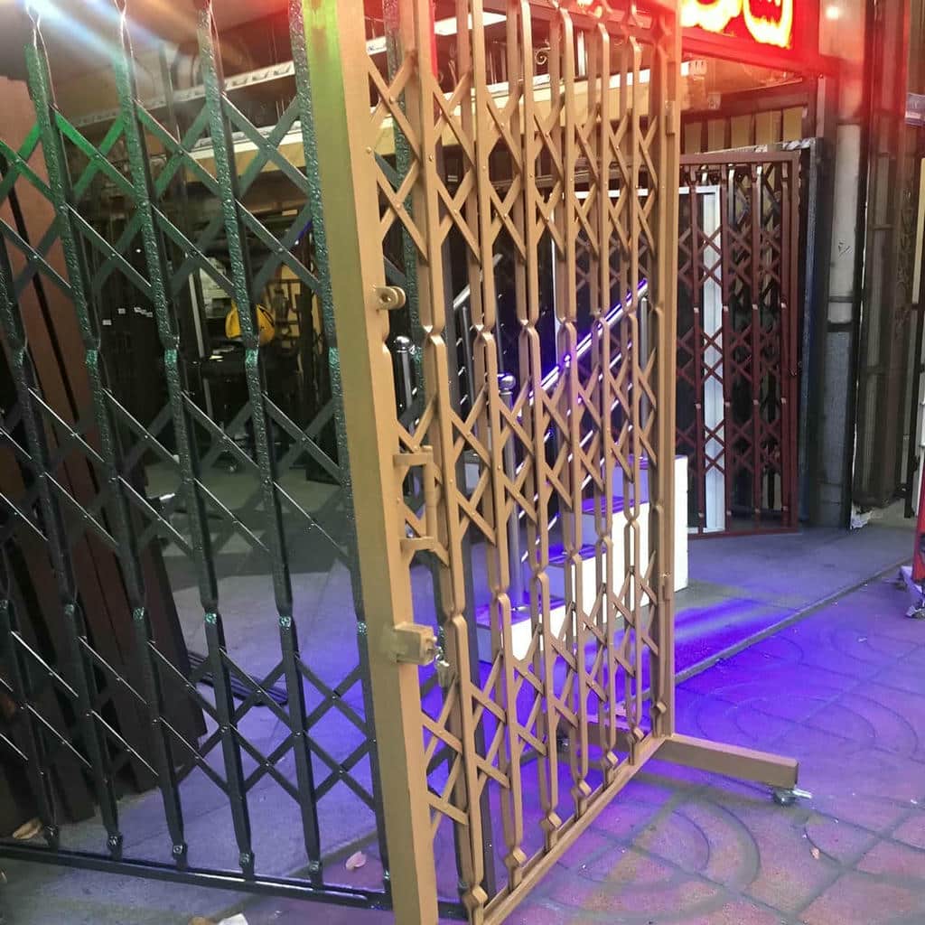 خرید درب حفاظ آکاردئونی ضدسرقت در استان گلستان