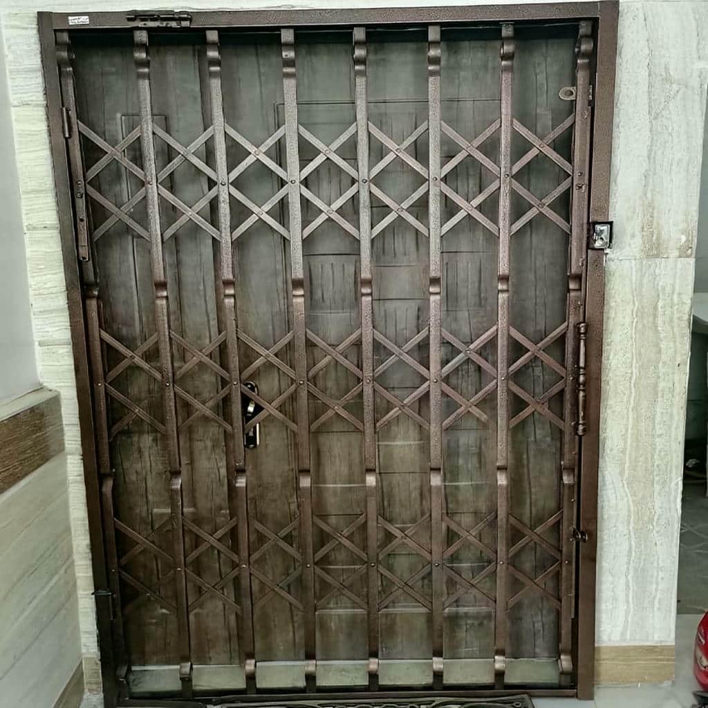 خرید درب حفاظ آکاردئونی ضدسرقت در نظرآباد