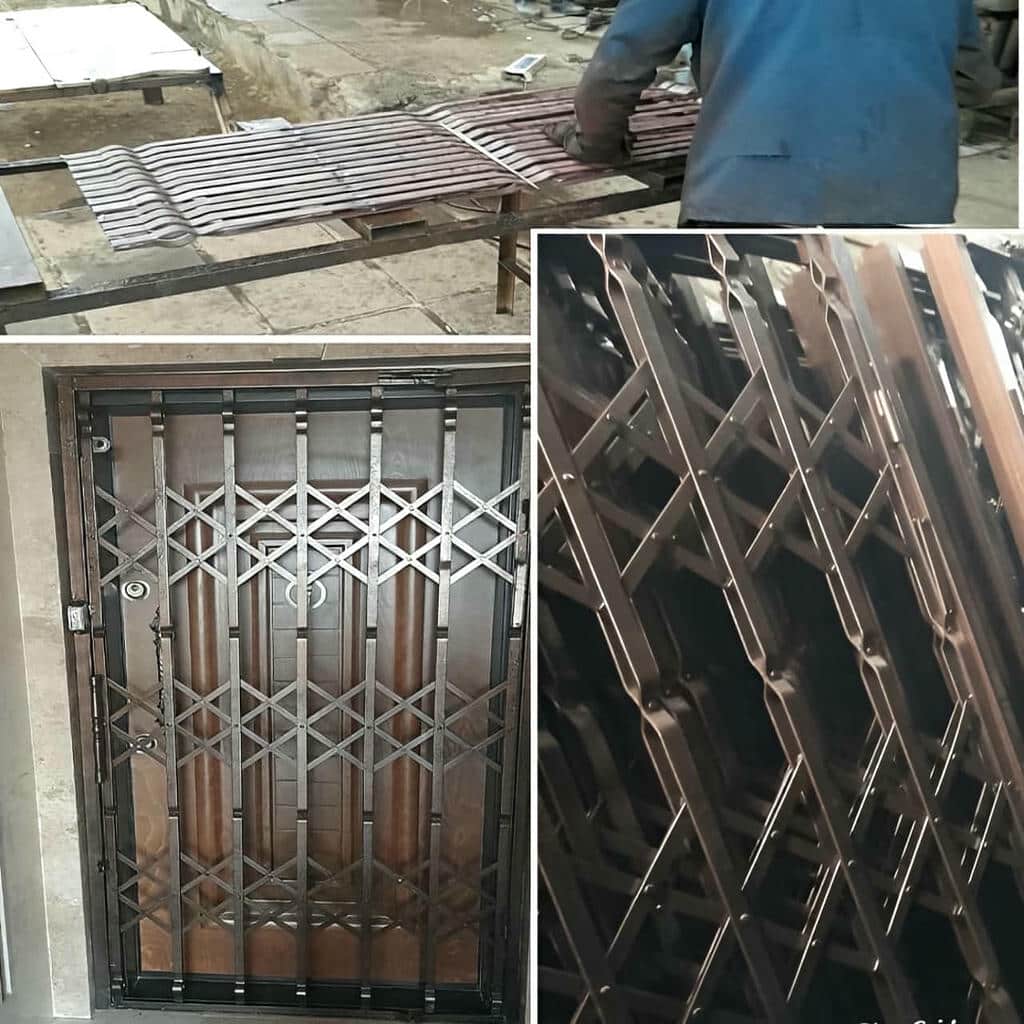 خرید درب حفاظ آکاردئونی ضدسرقت در آمل