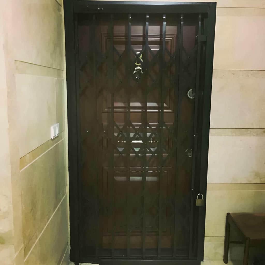 قیمت درب حفاظ آکاردئونی ضدسرقت در رفسنجان
