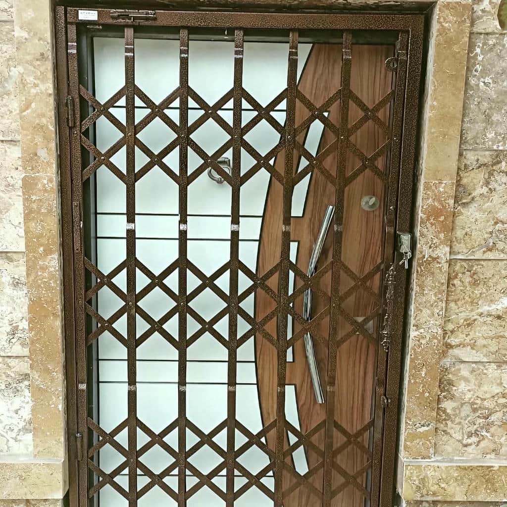 کارخانه درب حفاظ آکاردئونی حرکت نرم در استان گلستان