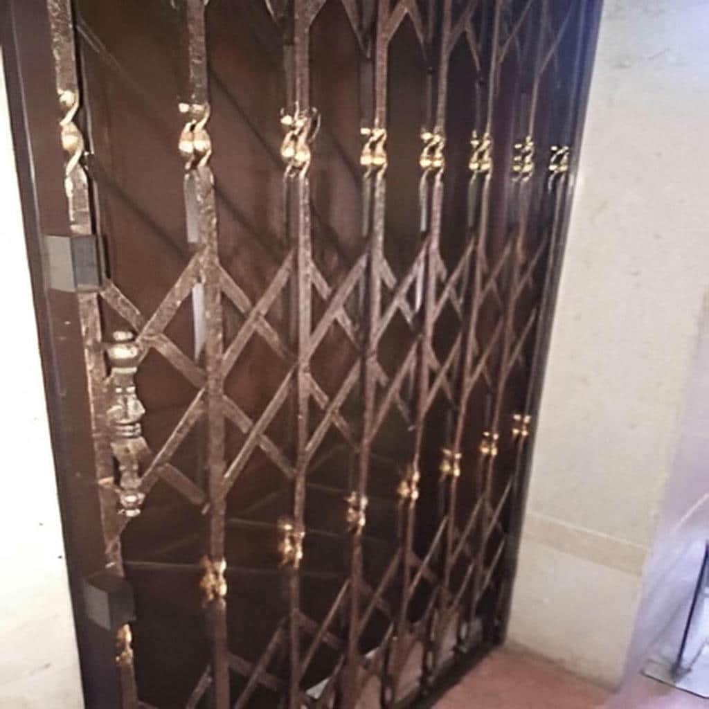 قیمت درب حفاظ آکاردئونی قفل ایمن در مریوان