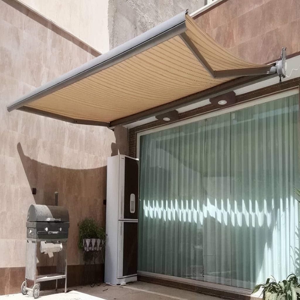 خرید سایبان برقی اتوماتیک بازویی در ایرانشهر