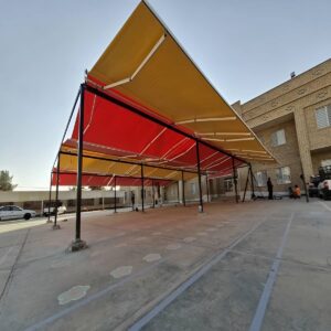 سایبان برقی اتوماتیک در زاهدان