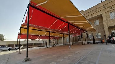 سایبان برقی اتوماتیک در زاهدان