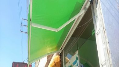 سایبان برقی اتوماتیک در بیرجند