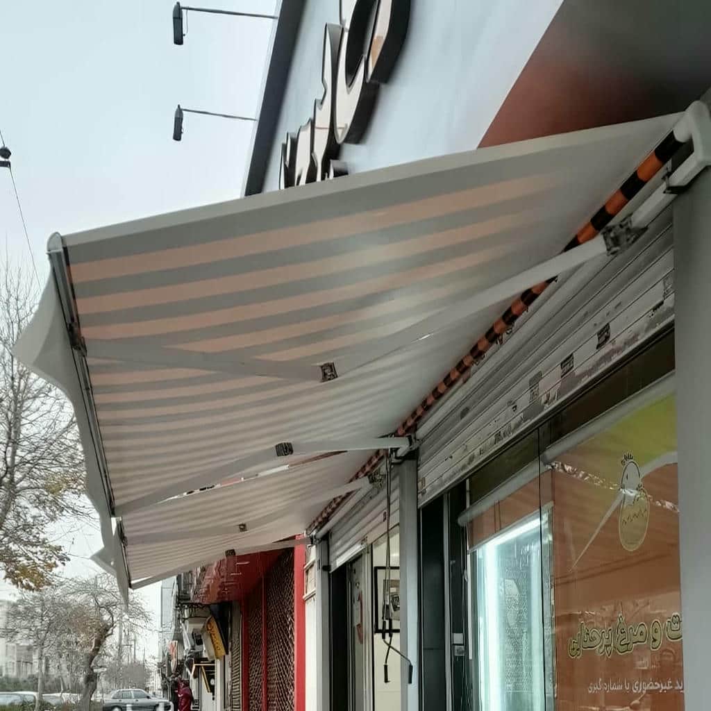 خرید سایبان برقی اتوماتیک بازویی در گنبدکاووس