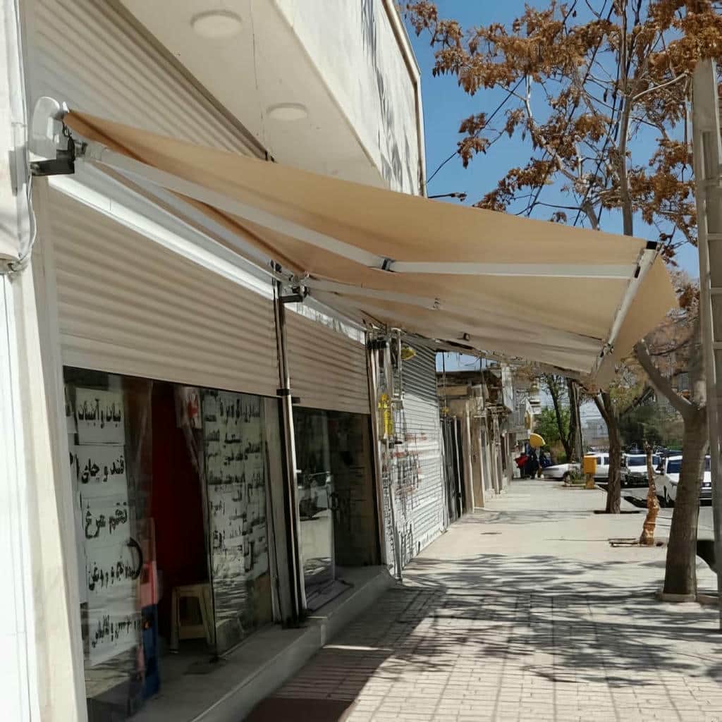 خرید سایبان برقی اتوماتیک بازویی در کیش
