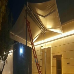 سایبان برقی اتوماتیک در فیروزکوه