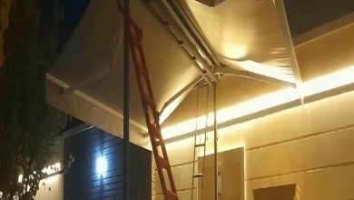 سایبان برقی اتوماتیک در فیروزکوه