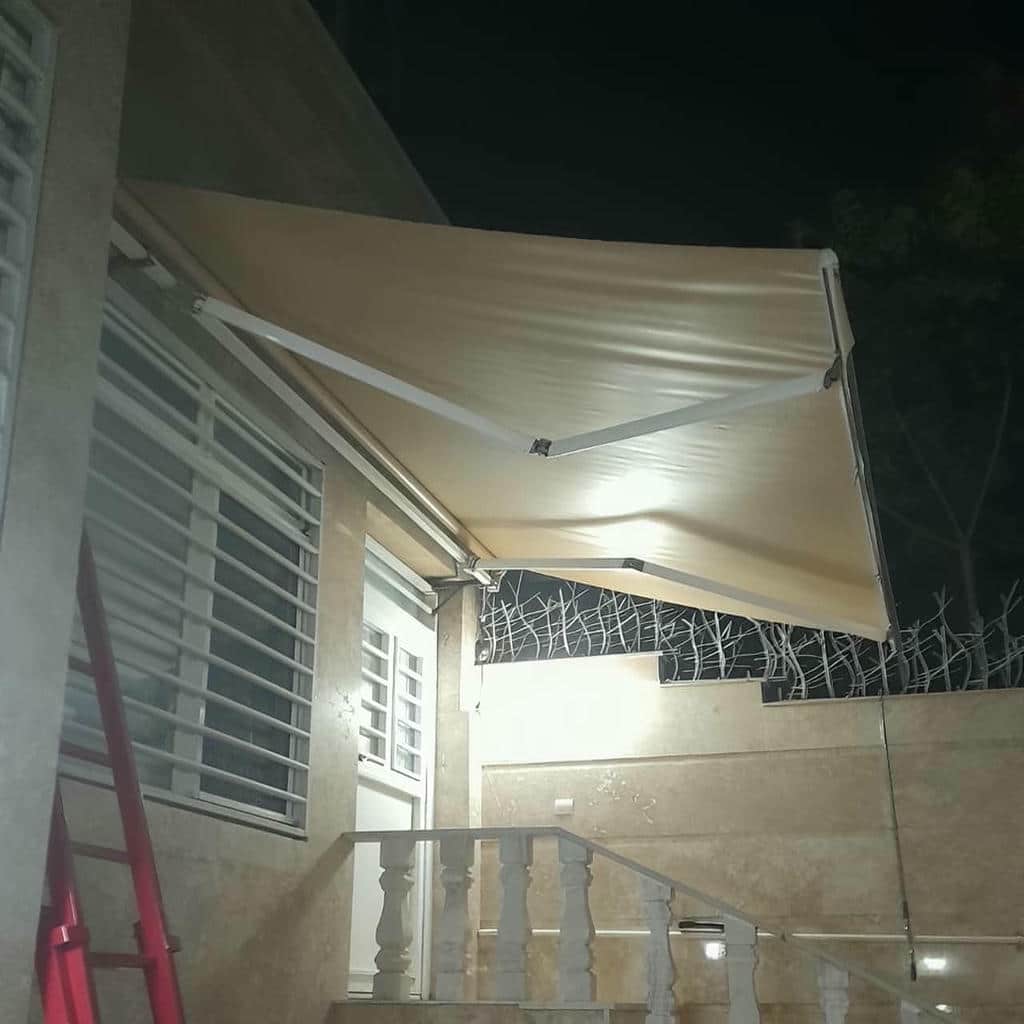 قیمت سایبان برقی اتوماتیک ضدآب در بندر دیلم