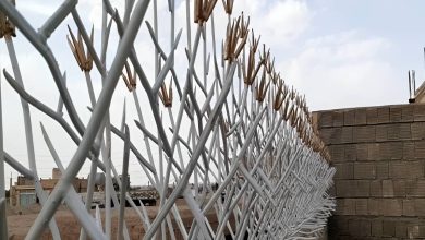 حفاظ شاخ گوزنی فلزی در ساوه
