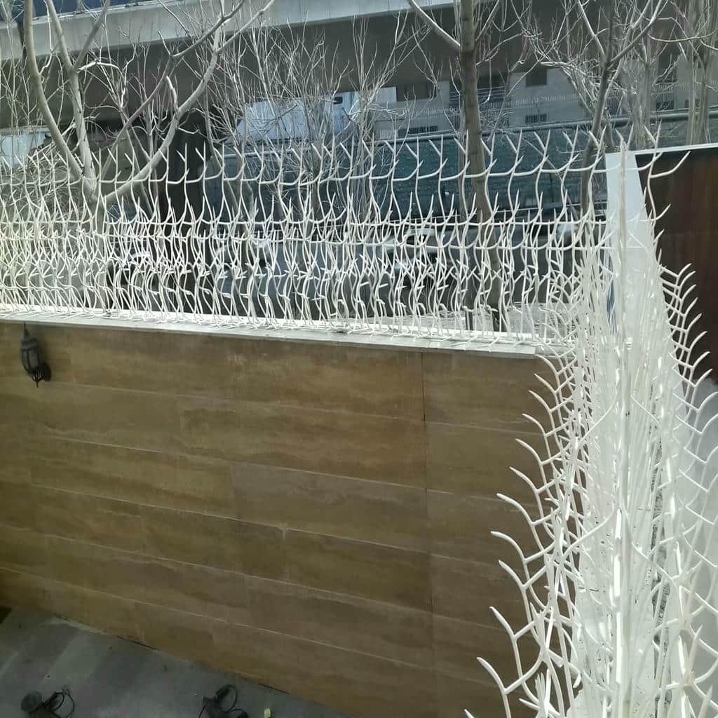 نصب حفاظ شاخ گوزنی فلزی تراکم استاندارد در کرج