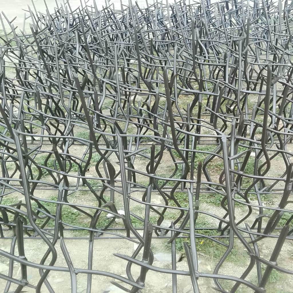 خرید حفاظ شاخ گوزنی فلزی رنگ کوره ای در کردان