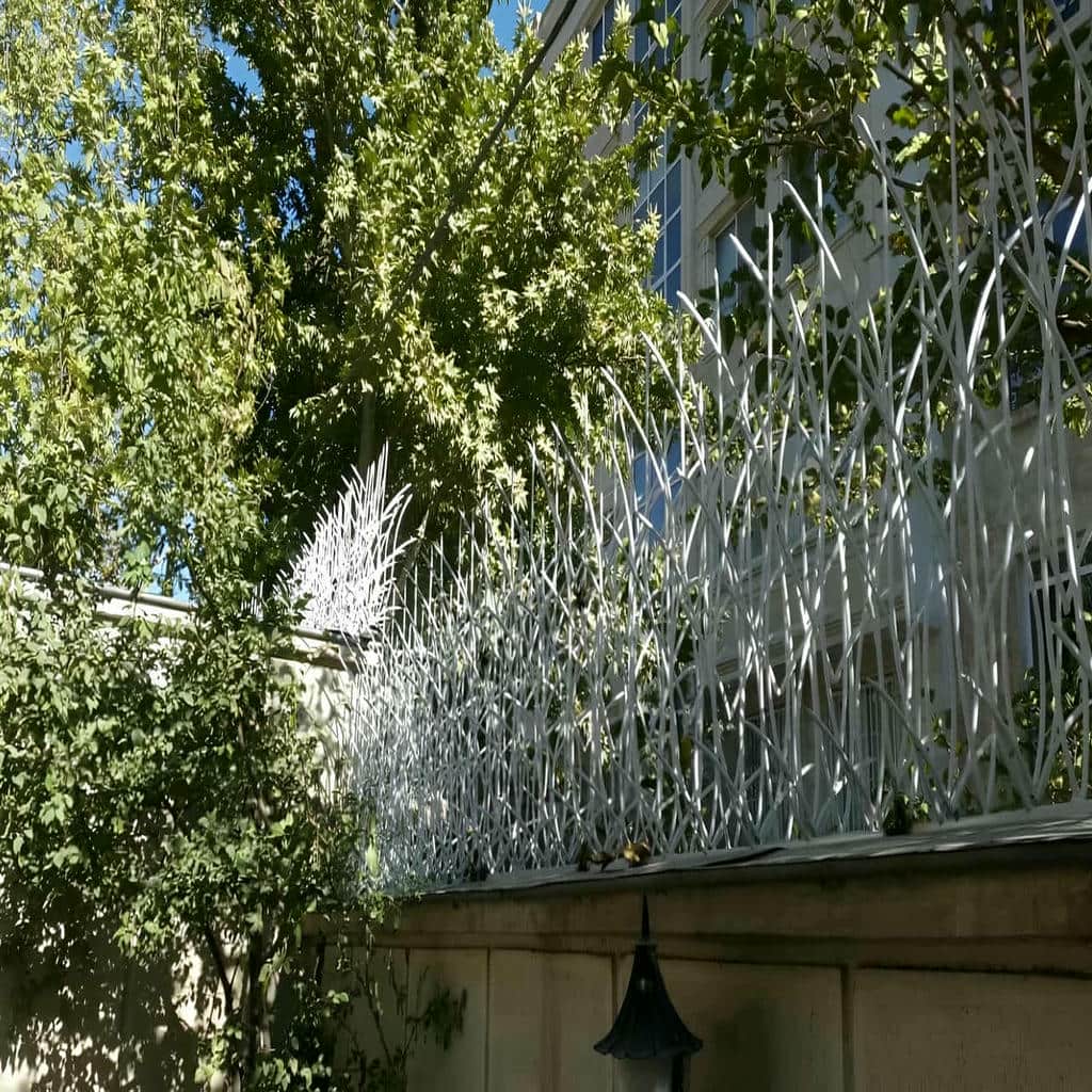 نصب حفاظ شاخ گوزنی فلزی رنگ کوره ای در طالقان