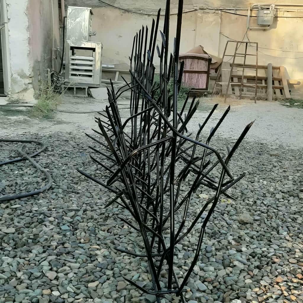 نصب حفاظ شاخ گوزنی رنگ کوره&zwnj;ای در ساری