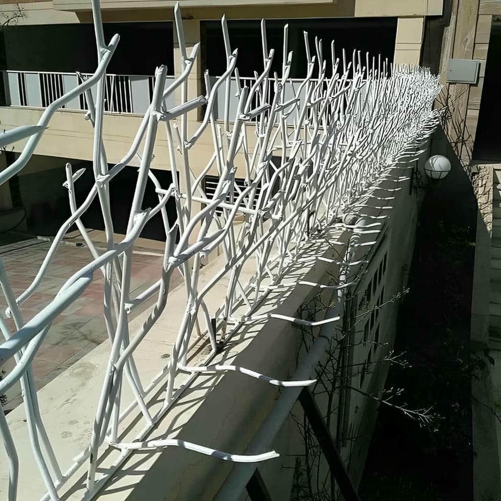 قیمت حفاظ شاخ گوزنی فلزی رنگ کوره ای در ملارد