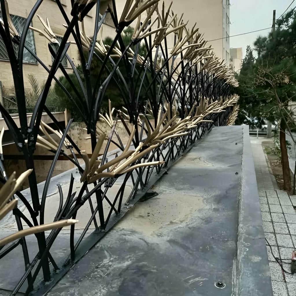 کارخانه حفاظ شاخ گوزنی فلزی طراحی سفارشی در رفسنجان