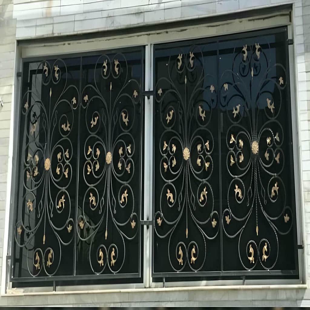 کارخانه حفاظ پنجره فرفورژه ویلایی خاص در اردبیل