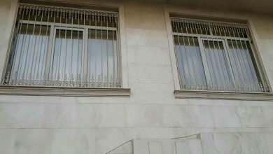حفاظ پنجره با فریم فلزی و برش دقیق