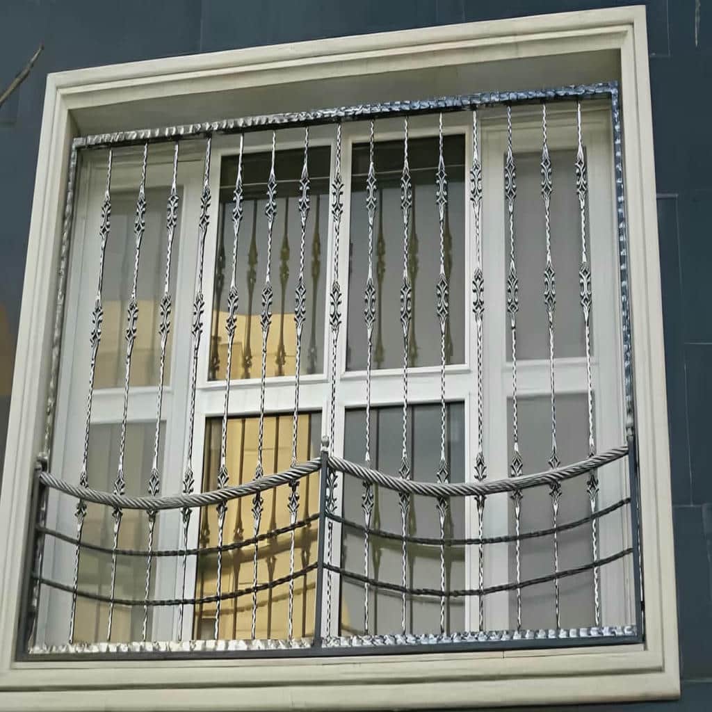 کارخانه حفاظ پنجره فرفورژه ویلایی خاص در کرمانشاه