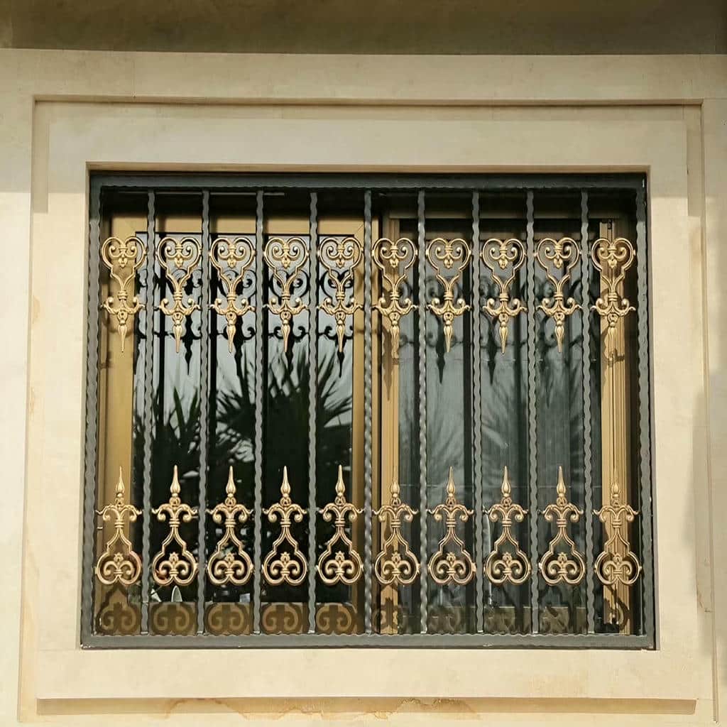 خرید حفاظ پنجره فرفورژه لوکس در اردبیل