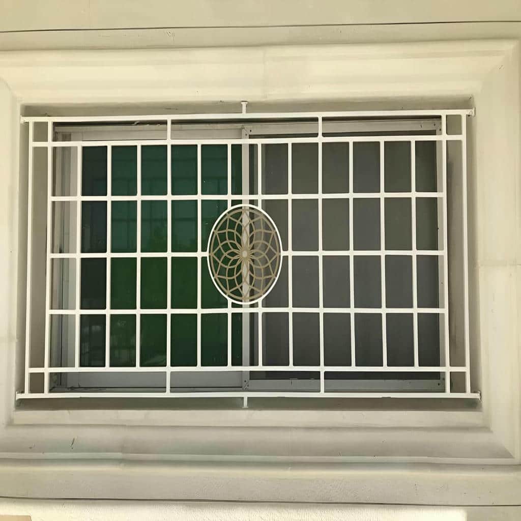 خرید حفاظ پنجره فرفورژه رنگ کوره ای در سنندج