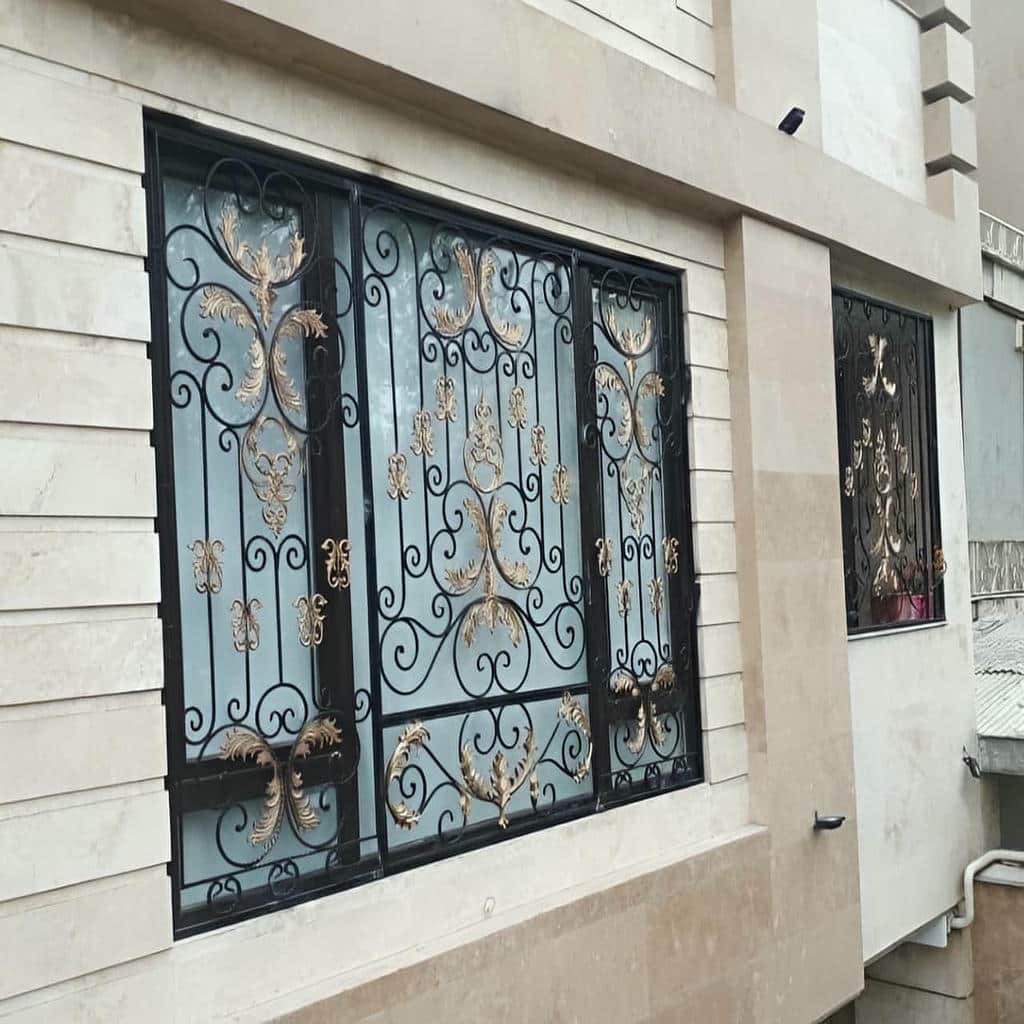 نصب حفاظ پنجره فرفورژه بازشو در اهواز