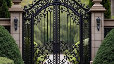 درب ورودی حیاط ویلایی در شهریار
