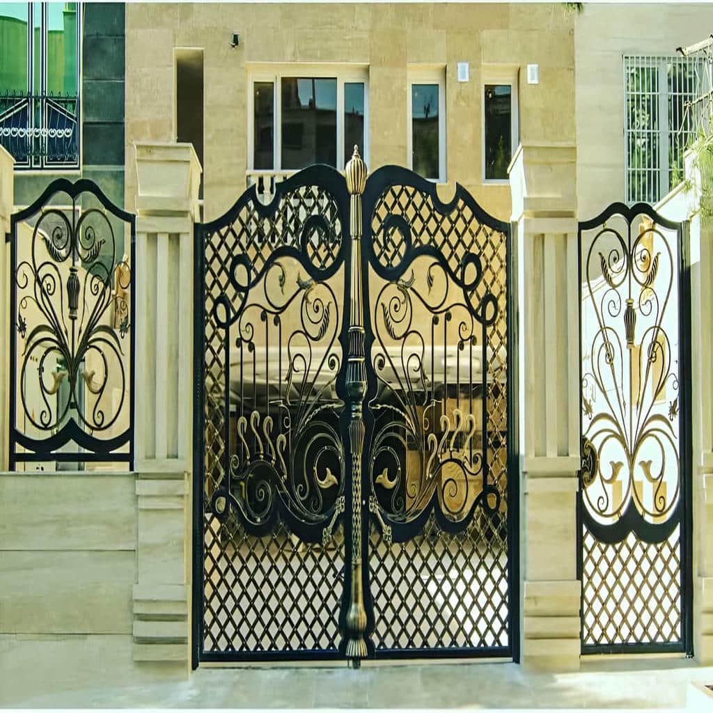 خرید درب ورودی حیاط ویلایی مدرن در مریوان