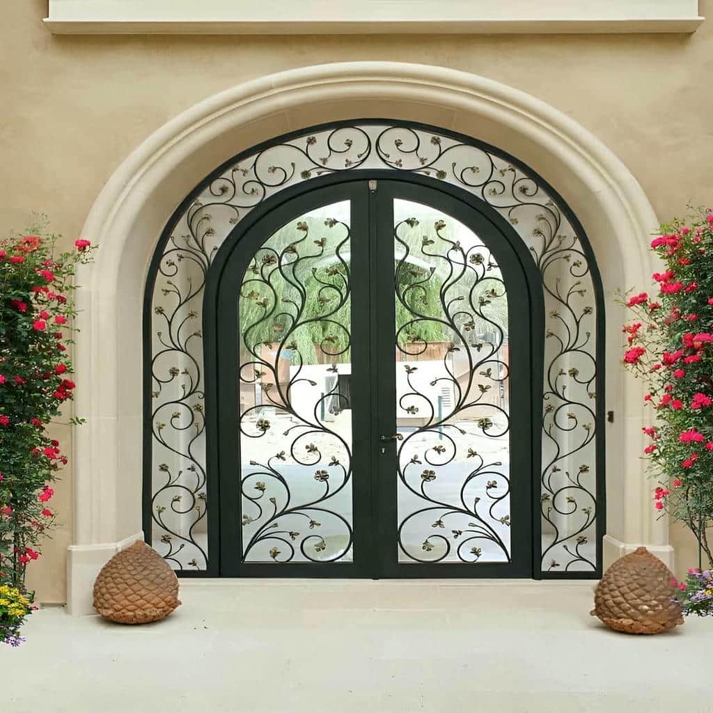 قیمت درب حیاط فرفورژه کلاسیک در عظیمیه کرج
